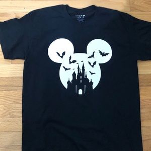 Glow in the dark Disneyland Halloween tee shirt